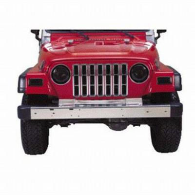 Kentrol 54 Inch Front Stainless Steel Bumper without Holes (Stainless Steel) - 30486